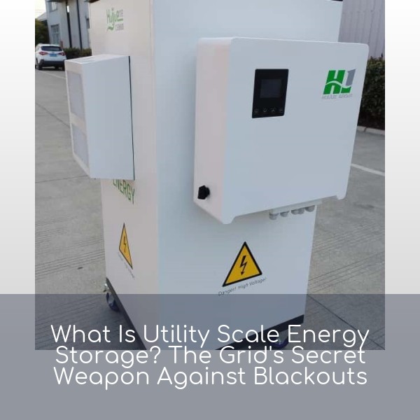 What Is Utility Scale Energy Storage? The Grid's Secret Weapon Against Blackouts